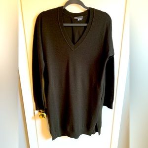 Vince cashmere/wool tunic sweater-dress
